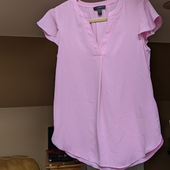 J.Crew v-neck flutter blouse - Picture 2 of 5